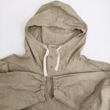 かぐれ Cotton anorak コットンアノラック 定価26400円 GAA6-27M115 プルオーバージャケット ブルゾン 25AW ベージュ レディース【中古】5-1026M♪