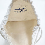 TEMBEA 巾着 ICE アイスクリームバッグ 定価8800円 巾着バッグ 2025 アイボリー レディース テンベア【中古】5-1026G♪