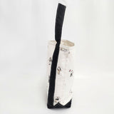 TEMBEA Baguette tote PIZZA バケット ピザ トートバッグ ホワイト ブラック レディース テンベア【中古】6-0111G∞