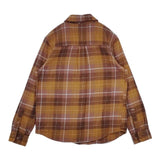 patagonia W’s Fjord Flannel Shirt ウィメンズフィヨルドフランネルシャツ 42406 長袖シャツ FA24 ブラウン レディース パタゴニア【中古】5-1208T∞