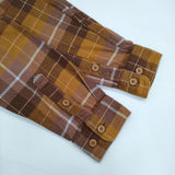 patagonia W’s Fjord Flannel Shirt ウィメンズフィヨルドフランネルシャツ 42406 長袖シャツ FA24 ブラウン レディース パタゴニア【中古】5-1208T∞