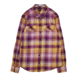 patagonia W’s Fjord Flannel Shirt ウィメンズフィヨルドフランネルシャツ 42405 長袖シャツ FA23 パープル オレンジ レディース パタゴニア【中古】5-1208T∞