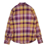patagonia W’s Fjord Flannel Shirt ウィメンズフィヨルドフランネルシャツ 42405 長袖シャツ FA23 パープル オレンジ レディース パタゴニア【中古】5-1208T∞