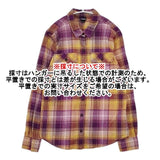 patagonia W’s Fjord Flannel Shirt ウィメンズフィヨルドフランネルシャツ 42405 長袖シャツ FA23 パープル オレンジ レディース パタゴニア【中古】5-1208T∞