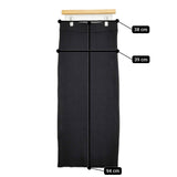 Deuxieme Classe/EVERYDAY I LIKE リブスカート 38 定価31900円 ロングスカート ブラック レディース ドゥーズィエムクラス/エヴリディアイライク【中古】5-1206T♪