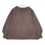 45R/45rpm ジャージフラノのパフスリーブTシャツ 定価31900円 ブラウス シャツ ブラウン レディース フォーティーファイブアールピーエム【中古】5-1205T∞