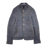 45R/45rpm シェットランドウールの908オール ジャケット 定価64900円 ジャケット ブルー レディース フォーティーファイブアールピーエム【中古】5-1205T∞