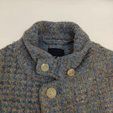 45R/45rpm シェットランドウールの908オール ジャケット 定価64900円 ジャケット ブルー レディース フォーティーファイブアールピーエム【中古】5-1205T∞