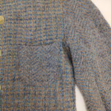 45R/45rpm シェットランドウールの908オール ジャケット 定価64900円 ジャケット ブルー レディース フォーティーファイブアールピーエム【中古】5-1205T∞