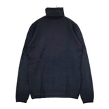 45R/45rpm AGFフェルトTURTLENECK タートルネックニット 定価24200円 セーター ニット ネイビー レディース フォーティーファイブアールピーエム【中古】5-1208T∞
