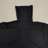 45R/45rpm AGFフェルトTURTLENECK タートルネックニット 定価24200円 セーター ニット ネイビー レディース フォーティーファイブアールピーエム【中古】5-1208T∞