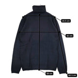 45R/45rpm AGFフェルトTURTLENECK タートルネックニット 定価24200円 セーター ニット ネイビー レディース フォーティーファイブアールピーエム【中古】5-1208T∞