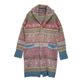 45R/45rpm ノアランドジャガードカウチンコート 定価70400円 コート マルチカラー レディース フォーティーファイブアールピーエム【中古】5-1206T♪