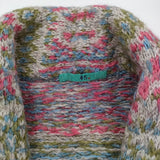 45R/45rpm ノアランドジャガードカウチンコート 定価70400円 コート マルチカラー レディース フォーティーファイブアールピーエム【中古】5-1206T♪