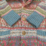 45R/45rpm ノアランドジャガードカウチンコート 定価70400円 コート マルチカラー レディース フォーティーファイブアールピーエム【中古】5-1206T♪