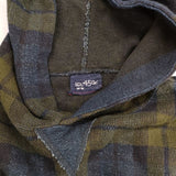 45R/45rpm ブラックウォッチジャカードの908フーディ（インディゴ） 定価41800円 パーカー カーキ レディース フォーティーファイブアールピーエム【中古】5-1205M∞