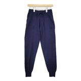 45R/45rpm カメリヤ総針のスウェットパンツ 定価40700円 ウールニット パンツ ネイビー レディース フォーティーファイブアールピーエム【中古】5-1208T∞