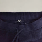 45R/45rpm カメリヤ総針のスウェットパンツ 定価40700円 ウールニット パンツ ネイビー レディース フォーティーファイブアールピーエム【中古】5-1208T∞