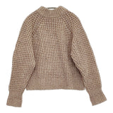 45R/45rpm ワッフルウール紡のビッグセーター ニット 定価42900円 ベージュ レディース フォーティーファイブアールピーエム【中古】5-1206T♪