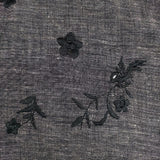 45R/45rpm 歳時記カディ刺繍馬比古ブラウス 定価46200円 ブラウス シャツ チャコールグレー レディース フォーティーファイブアールピーエム【中古】6-0415M∞