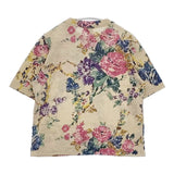 45R/45rpm ギマニットのフラワープリント四角Tシャツ 定価42900円 半袖Ｔシャツ カットソー ベージュ レディース フォーティーファイブアールピーエム【中古】6-0422S∞