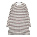 45R/45rpm ボーダーチュニック YUKI COTTON チュニック ホワイト ブラウン ブルー レディース フォーティーファイブアールピーエム【中古】6-0322M∞