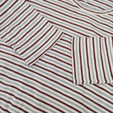 45R/45rpm ボーダーチュニック YUKI COTTON チュニック ホワイト ブラウン ブルー レディース フォーティーファイブアールピーエム【中古】6-0322M∞