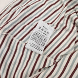 45R/45rpm ボーダーチュニック YUKI COTTON チュニック ホワイト ブラウン ブルー レディース フォーティーファイブアールピーエム【中古】6-0322M∞