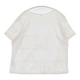 45R/45rpm パッチワーク×天竺Tシャツ 定価33000円 ブラウス シャツ オフホワイト ホワイト レディース フォーティーファイブアールピーエム【中古】6-0605S∞