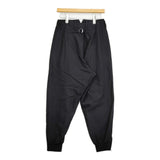 Y's 裾リブパンツ YO-P01-201 サイズ1 タック パンツ 24AW ブラック レディース ワイズ/Yohji【中古】5-1026G♪
