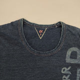 45R/45rpm Rロゴ インディゴ 半袖Ｔシャツ カットソー ネイビー レディース フォーティーファイブアールピーエム【中古】6-0605S∞