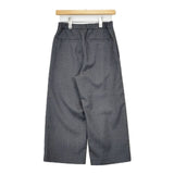 GALERIE VIE ウォッシャブルギャバイージーパンツ 定価29700円 ワイドウール パンツ グレー レディース ギャルリーヴィー【中古】5-1208T∞