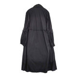 MONCLER LINS GIUBBOTTO フーデッドダウン ロングコート サイズ0 H10931C00028 ダウンコート ブラック レディース モンクレール【中古】5-1026T♪