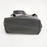 MAISON CANAU SMOOTH HOBO（L） 2WAYバッグ 定価90200円 レザー トート ショルダーバッグ ブラック レディース メゾンカナウ【中古】5-1108G♪