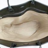 MAISON CANAU SMOOTH HOBO（L） 2WAYバッグ 定価90200円 レザー トート ショルダーバッグ ブラック レディース メゾンカナウ【中古】5-1108G♪