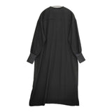 audrey and john wad 未使用 ジョーゼットリブ付きワンピース 定価18700円 25AW ブラック レディース オードリーアンドジョンワッド【中古】5-1026M♪