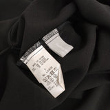 audrey and john wad 未使用 ジョーゼットリブ付きワンピース 定価18700円 25AW ブラック レディース オードリーアンドジョンワッド【中古】5-1026M♪