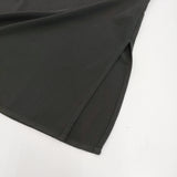 audrey and john wad 未使用 ジョーゼットリブ付きワンピース 定価18700円 25AW ブラック レディース オードリーアンドジョンワッド【中古】5-1026M♪