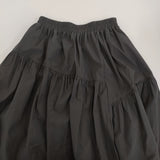 RILATO リラート ラディアンススカート 定価15840円 TW25301 サイズ38 ギャザー ロングスカート 2025 ブラック レディース【中古】5-1026G♪