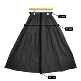 RILATO リラート ラディアンススカート 定価15840円 TW25301 サイズ38 ギャザー ロングスカート 2025 ブラック レディース【中古】5-1026G♪