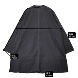 JURGEN LEHL コットンリネン スラブシャツ インド製 定価63800円 J0137FB014 イエローレーベル チュニック 23SS ブラック レディース ヨーガンレール【中古】6-0415M∞