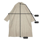 JURGEN LEHL J0144UA621 ウール天竺フェルト チュニック 日本製 M ワンピース ベージュ レディース ヨーガンレール【中古】5-1207T∞