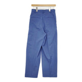 HOUSE OF LOTUS ウールレーヨンワイドパンツ S 定価25300円 センタープレス パンツ ブルー レディース ハウスオブロータス【中古】6-0404M∞