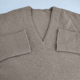 HOUSE OF LOTUS フレンチメリノVネックワンピース M 定価39600円 30212014270 ワンピース ベージュ レディース ハウスオブロータス【中古】5-1207T∞