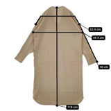 HOUSE OF LOTUS フレンチメリノVネックワンピース M 定価39600円 30212014270 ワンピース ベージュ レディース ハウスオブロータス【中古】5-1207T∞