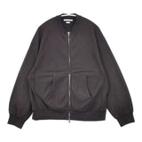 blurhms Light Sweat Crew-Zipスウェットブルゾン BHS22S026 コットンジャケット ブルゾン チャコールグレー レディース ブラームス【中古】6-0404M∞