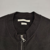 blurhms Light Sweat Crew-Zipスウェットブルゾン BHS22S026 コットンジャケット ブルゾン チャコールグレー レディース ブラームス【中古】6-0404M∞