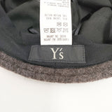 Y's 縮絨 キャップ YE-H02-994 帽子 キャップ ブラウン レディース ワイズ/Yohji【中古】5-1120T◎