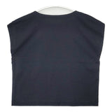 MARGARET HOWELL COTTON JERSEY 578-3168007 定価14300円 Ｔシャツ カットソー 23SS ネイビー レディース マーガレットハウエル【中古】6-0605S∞