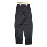 MARGARET HOWELL 578-1242004 PLAINWEAVE WOOL LINEN TROUSERS 定価46200円 パンツ ネイビー レディース マーガレットハウエル【中古】5-1207M∞